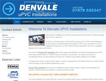 Tablet Screenshot of denvale.co.uk